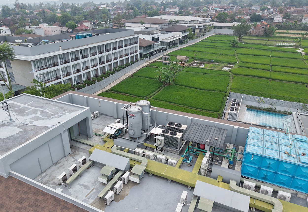 Pemasangan Heatpump Handal di Sektor Hotel – Hotel Santika Garut