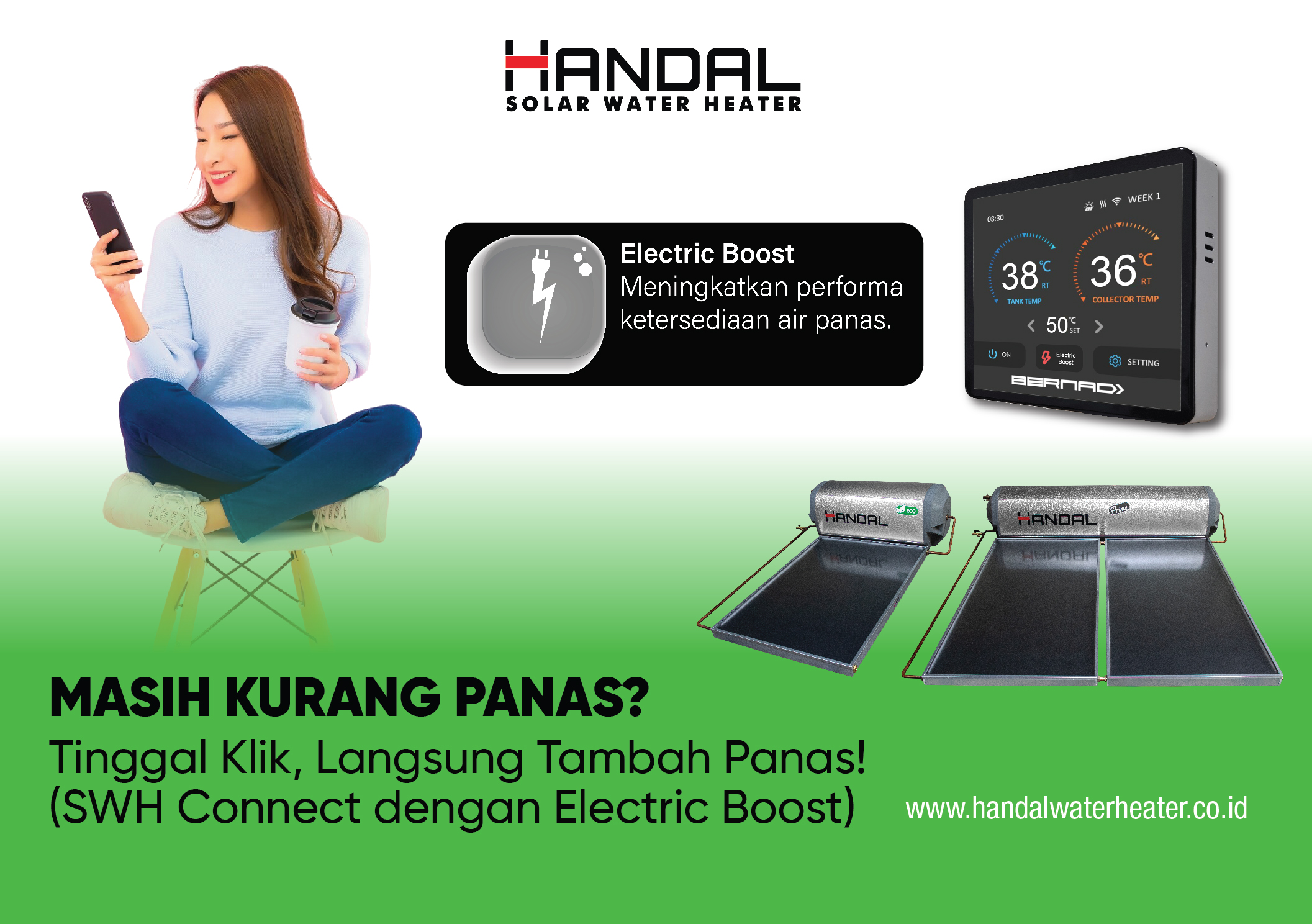 Masih Kurang Panas? Tinggal Klik, Langsung Tambah Panas! (SWH Connect & Electric Boost)